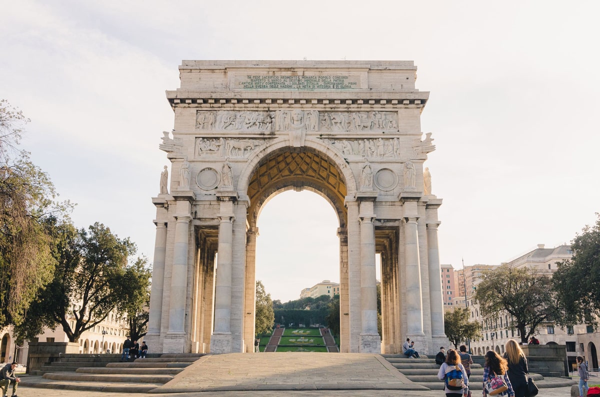 triumphal arch genoa